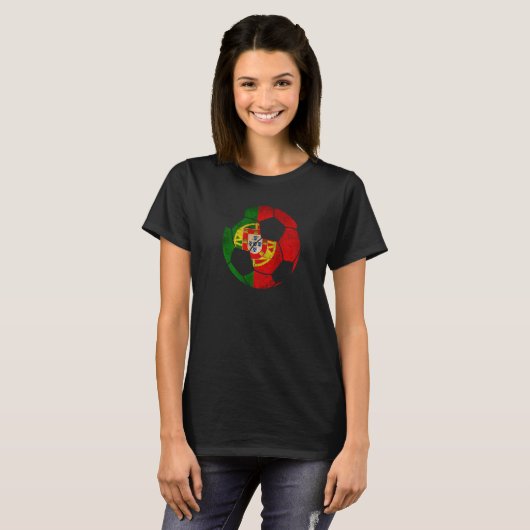 Portugal Portugees Voetbal Speldag 2022 Sport ev T-shirt (Voorkant volledig)
