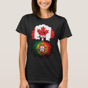 Portugal Portugese Canadese boomstammen T-shirt
