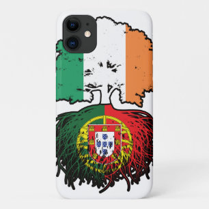 Portugal Portugese Ierse vlag voor boomstammen Case-Mate iPhone Case