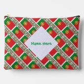 Portugal Portugese vlag betegeld gepersonaliseerd Etui (Voorkant)