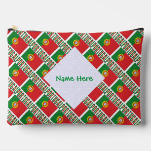 Portugal Portugese vlag betegeld gepersonaliseerd Etui