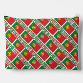 Portugal Portugese vlag betegeld gepersonaliseerd Etui (Achterkant)