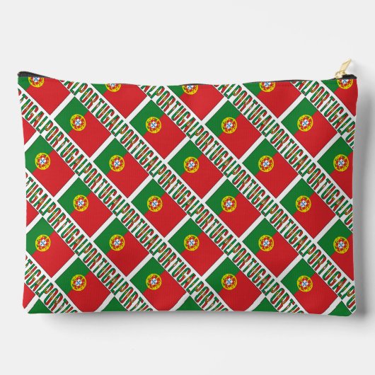 Portugal Portugese vlag betegeld gepersonaliseerd Etui (Achterkant)