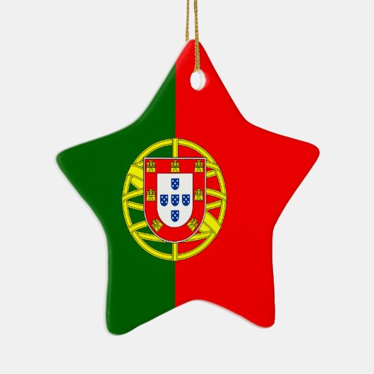 Portugal - Portugese vlag Keramisch Ornament (Rechts)