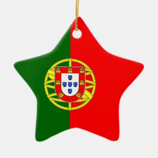 Portugal - Portugese vlag Keramisch Ornament (Voorkant)