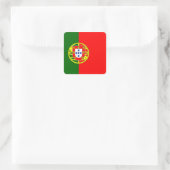 Portugal - Portugese vlag Vierkante Sticker (Tas)
