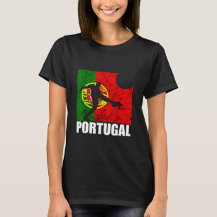 Portugal Portugese voetbalspeler Futebol Portugal T-shirt