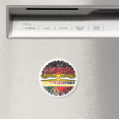 Portugal Portugiesisch Deutsch Deutschland Baum Magneet (Insitu (Vaatwasser))