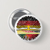 Portugal Portugiesisch Deutsch Deutschland Baum Ronde Button 5,7 Cm (Voorkant /achterkant)