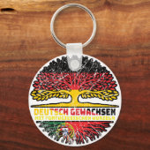 Portugal Portugiesisch Deutsch Deutschland Baum Sleutelhanger (Voorkant)