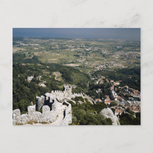 Portugal, provincie Lissabon, Sintra, uitzicht van Briefkaart