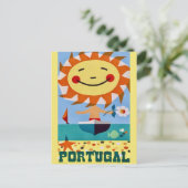 Portugal Reisposter Ansichtkaart Briefkaart (Staand voorkant)
