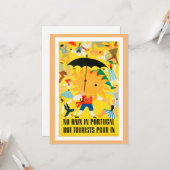  Portugal reisposter Kaart (Voorkant / Achterkant in situ)