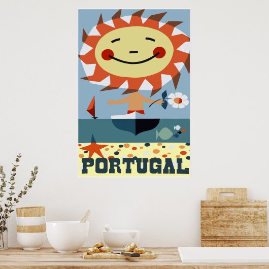 Portugal, reisposter poster (Keuken)