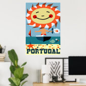 Portugal, reisposter poster (Thuiskantoor)