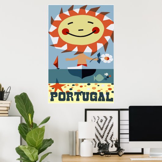 Portugal, reisposter poster (Thuiskantoor)