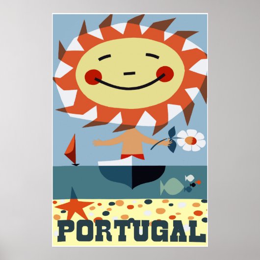 Portugal, reisposter poster (Voorkant)