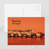 Portugal Romeinse brug in Tavira Briefkaart (Voorkant / Achterkant)