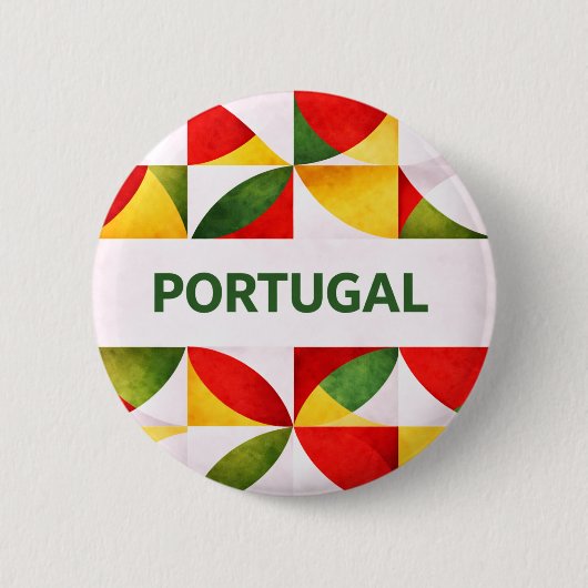 Portugal Ronde Button 5,7 Cm (Voorkant)