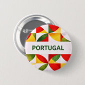 Portugal Ronde Button 5,7 Cm (Voorkant /achterkant)
