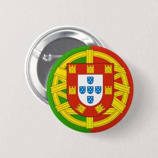 Portugal Ronde Button 5,7 Cm (Voorkant /achterkant)