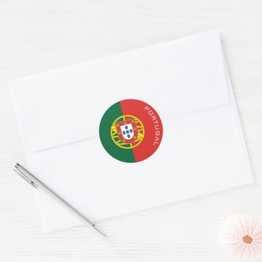 portugal ronde sticker (Envelop)