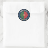 Portugal Ronde Sticker (Tas)