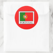 Portugal Ronde Sticker (Tas)