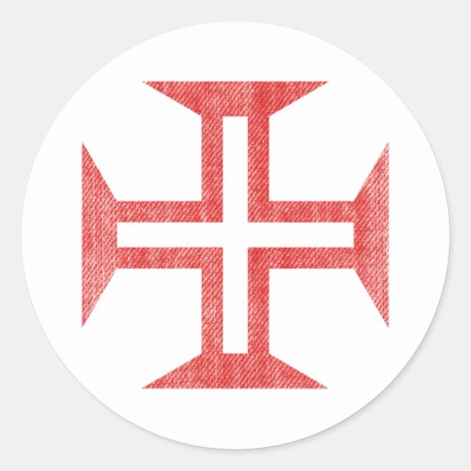 PORTUGAL RONDE STICKER (Voorkant)