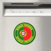 Portugal Round Emblem Magneet (Insitu (Vaatwasser))