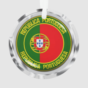Portugal Round Emblem Ornament
