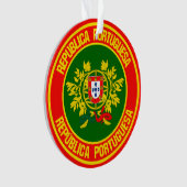Portugal Round Emblem Ornament (voorkant)