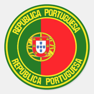 Portugal Round Emblem Ronde Sticker