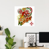 Portugal - Selecção Protuguesa Impressão Poster (Thuiskantoor)