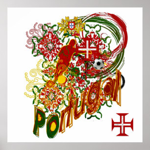 Portugal - Selecção Protuguesa Impressão Poster