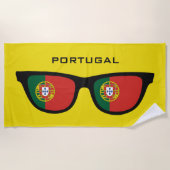 PORTUGAL Shades aangepaste teksthanddoek Strandlaken (Voorkant)