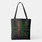 Portugal Shopping Bag Tas. Goedemorgen Tote Bag (Achterkant)