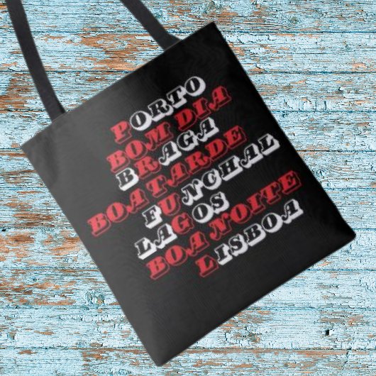 Portugal Shopping Bag Tas. Goedemorgen Tote Bag