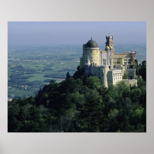 Portugal, Sintra, Pena Palace, atop Serra da Poster (Voorkant)