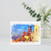 Portugal, Sintra, Pena Palace Briefkaart (Staand voorkant)