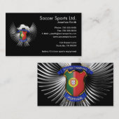 Portugal Soccer Champions Visitekaartje (Voorkant / Achterkant)