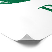 Portugal Soccer Flag Poster (Hoek)