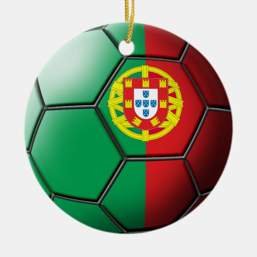 Portugal Soccer Ornament (Voorkant)
