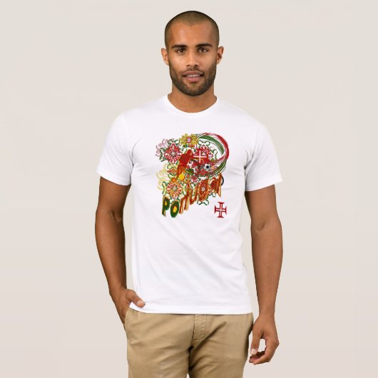 Portugal Soccer T-shirt (Voorkant volledig)