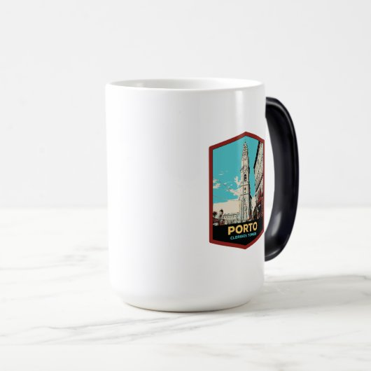 Portugal, stad Porto, toren Clerigos Magische Mok (Voorkant rechts)