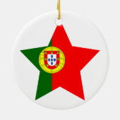 Portugal Star Keramisch Ornament (Achterkant)
