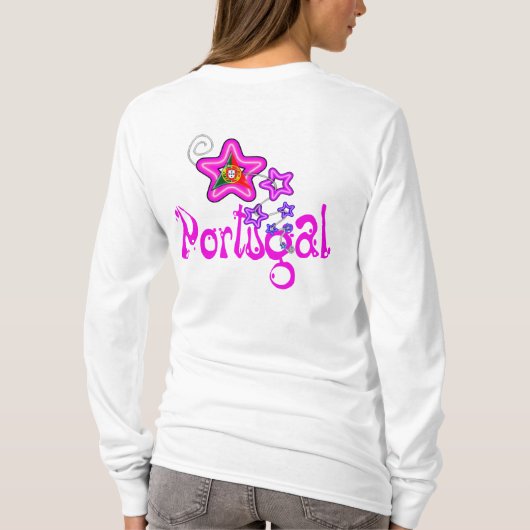 Portugal Stars Girl Sweater T-shirt (Achterkant)