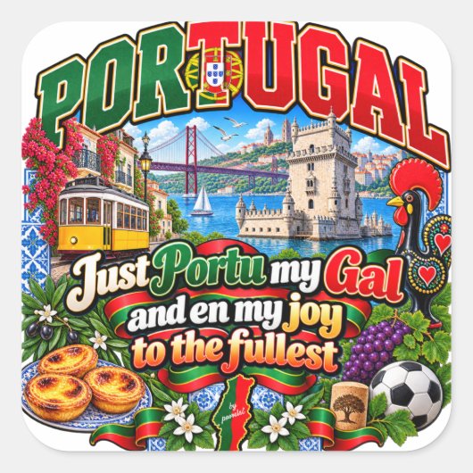 Portugal sticker (Voorkant)