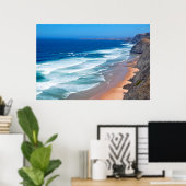 Portugal Strand Poster (Thuiskantoor)