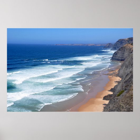 Portugal Strand Poster (Voorkant)